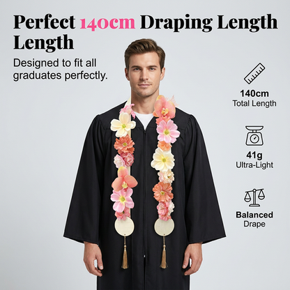 Celebratory Floral Tie for Graduation & Weddings