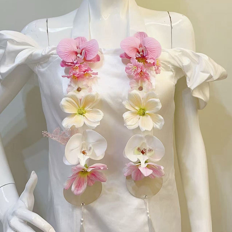 Celebratory Floral Tie for Graduation & Weddings