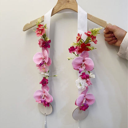 Celebratory Floral Tie for Graduation & Weddings