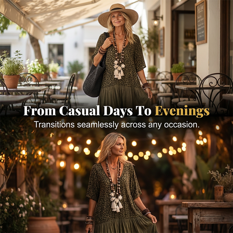 🌸 50% OFF NOW! 🌸Women's Elegant Bohemian Maxi Dress