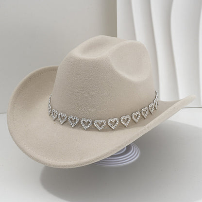⏳Limited-time 50% off⏰Women's Rhinestone Heart Cowboy💖🤠