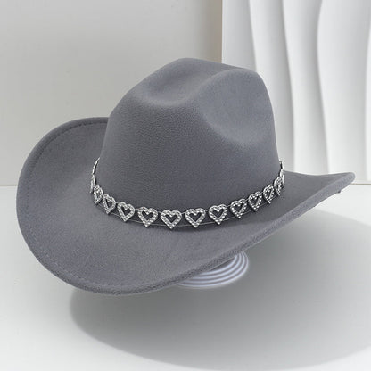 ⏳Limited-time 50% off⏰Women's Rhinestone Heart Cowboy💖🤠