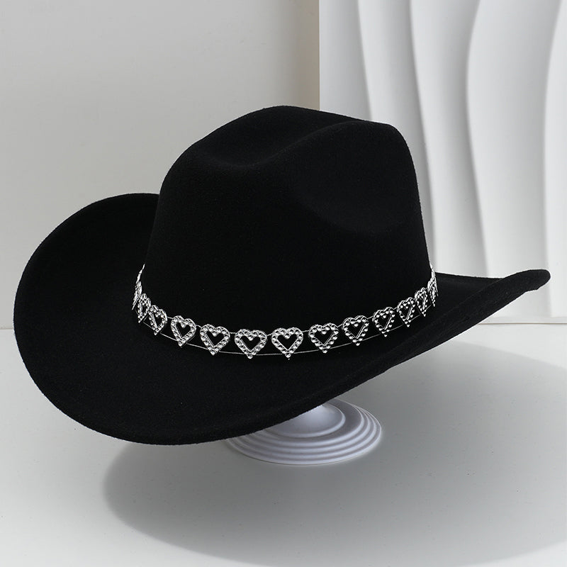 ⏳Limited-time 50% off⏰Women's Rhinestone Heart Cowboy💖🤠
