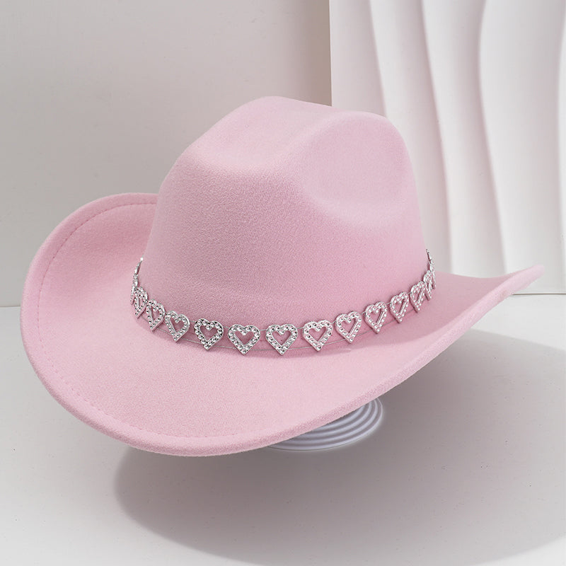 ⏳Limited-time 50% off⏰Women's Rhinestone Heart Cowboy💖🤠