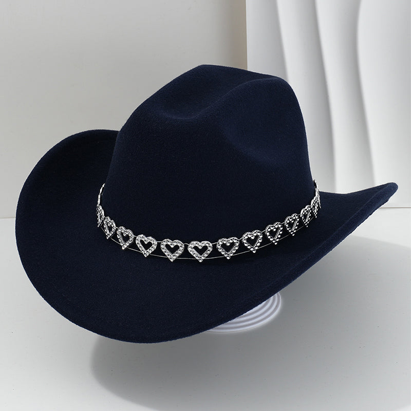⏳Limited-time 50% off⏰Women's Rhinestone Heart Cowboy💖🤠