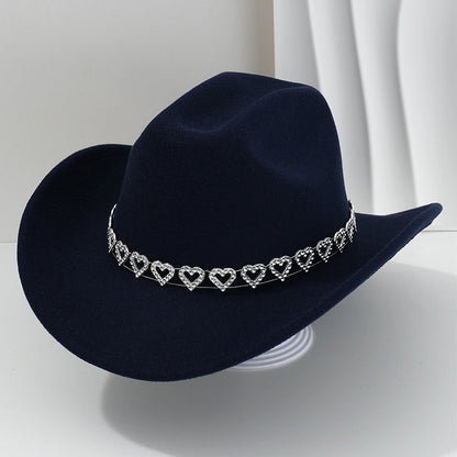 ⏳Limited-time 50% off⏰Women's Rhinestone Heart Cowboy💖🤠