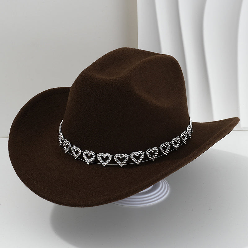 ⏳Limited-time 50% off⏰Women's Rhinestone Heart Cowboy💖🤠