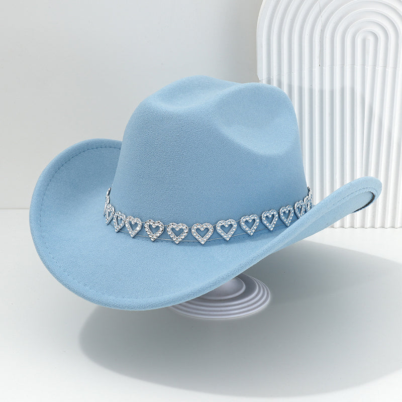 ⏳Limited-time 50% off⏰Women's Rhinestone Heart Cowboy💖🤠