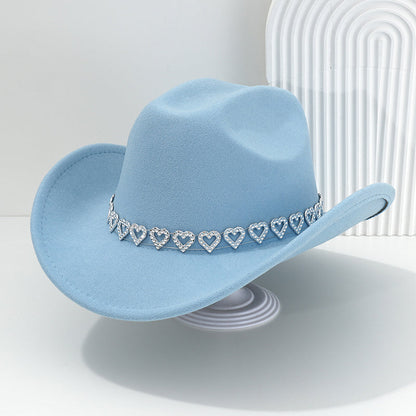 ⏳Limited-time 50% off⏰Women's Rhinestone Heart Cowboy💖🤠