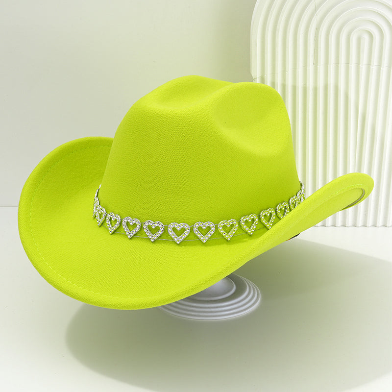 ⏳Limited-time 50% off⏰Women's Rhinestone Heart Cowboy💖🤠