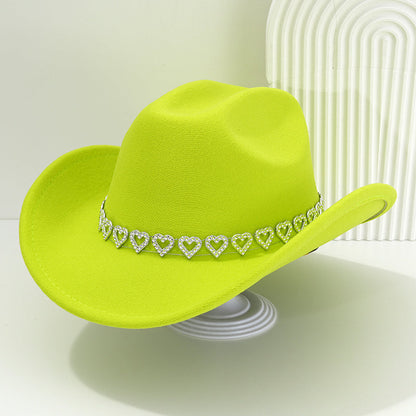 ⏳Limited-time 50% off⏰Women's Rhinestone Heart Cowboy💖🤠