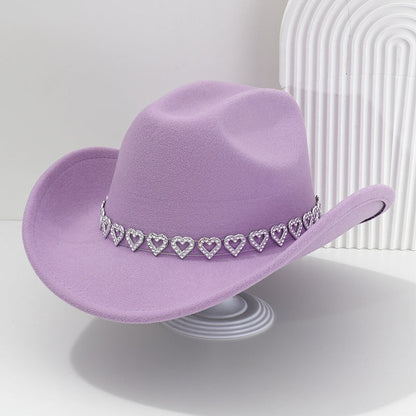 ⏳Limited-time 50% off⏰Women's Rhinestone Heart Cowboy💖🤠
