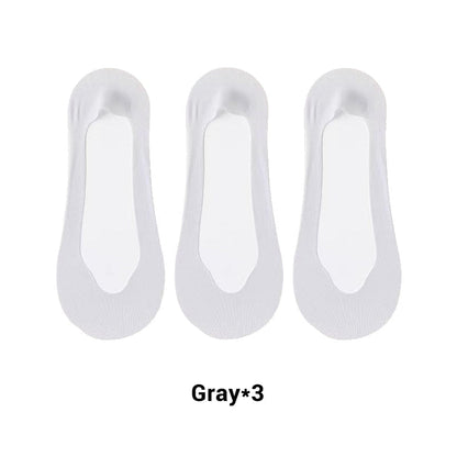 3 Pairs Women's Ultra-Invisible Sheer Mesh Low-Cut Boat Socks