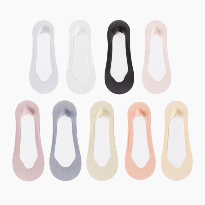 3 Pairs Women's Ultra-Invisible Sheer Mesh Low-Cut Boat Socks