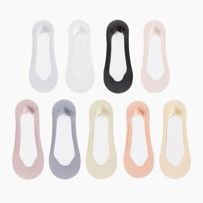 3 Pairs Women's Ultra-Invisible Sheer Mesh Low-Cut Boat Socks