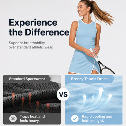 🎉🎉2026 Sale — Over 23,700 Sold!🎾 Breezy A-Line Tennis Dress – Breathable Sportswear ✨