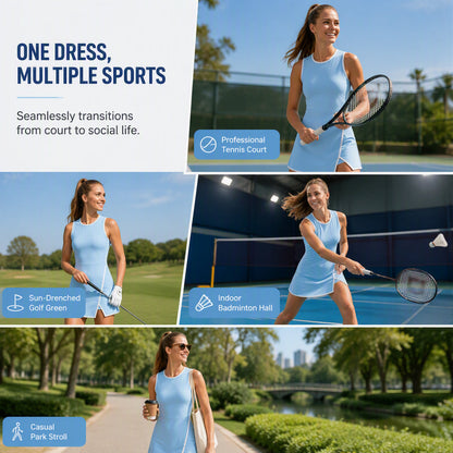 🎉🎉2026 Sale — Over 23,700 Sold!🎾 Breezy A-Line Tennis Dress – Breathable Sportswear ✨