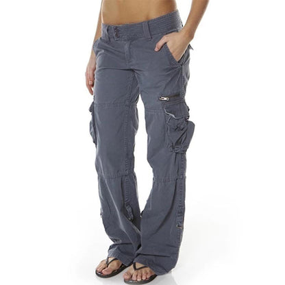 Must-Have🔥👖 Relaxed Wide-Leg Cargo Trousers – Functional Multi-Pocket Design & Comfortable All-Day Fit