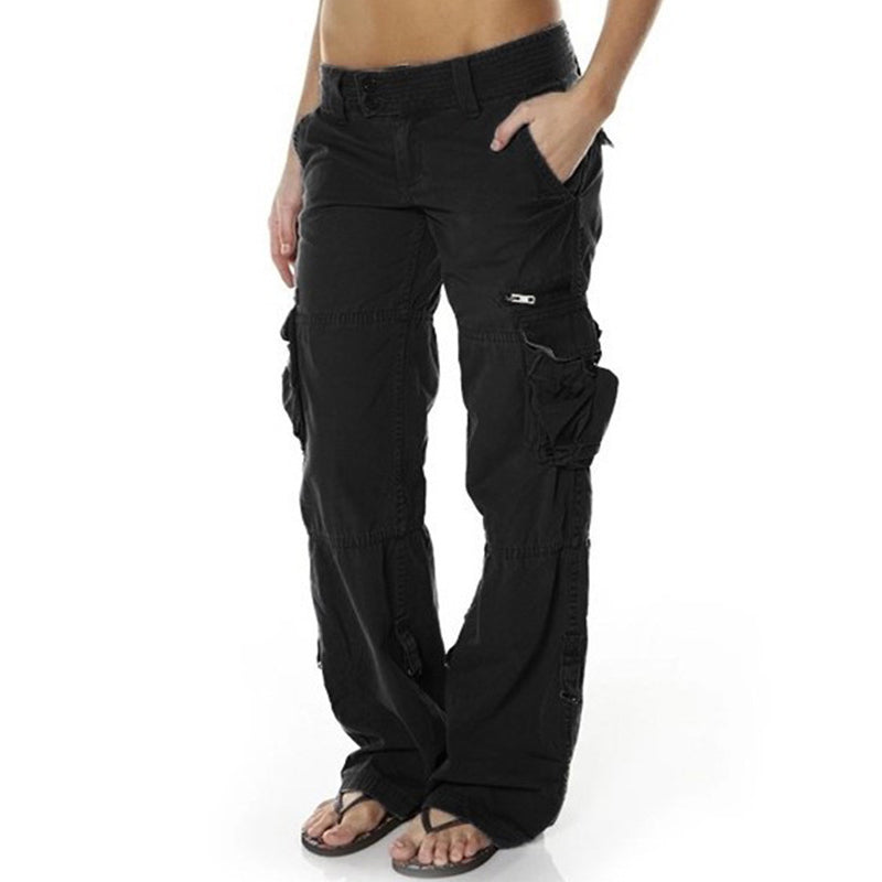 Must-Have🔥👖 Relaxed Wide-Leg Cargo Trousers – Functional Multi-Pocket Design & Comfortable All-Day Fit
