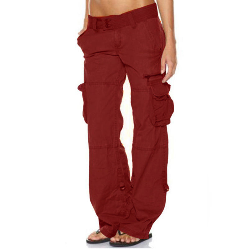Must-Have🔥👖 Relaxed Wide-Leg Cargo Trousers – Functional Multi-Pocket Design & Comfortable All-Day Fit