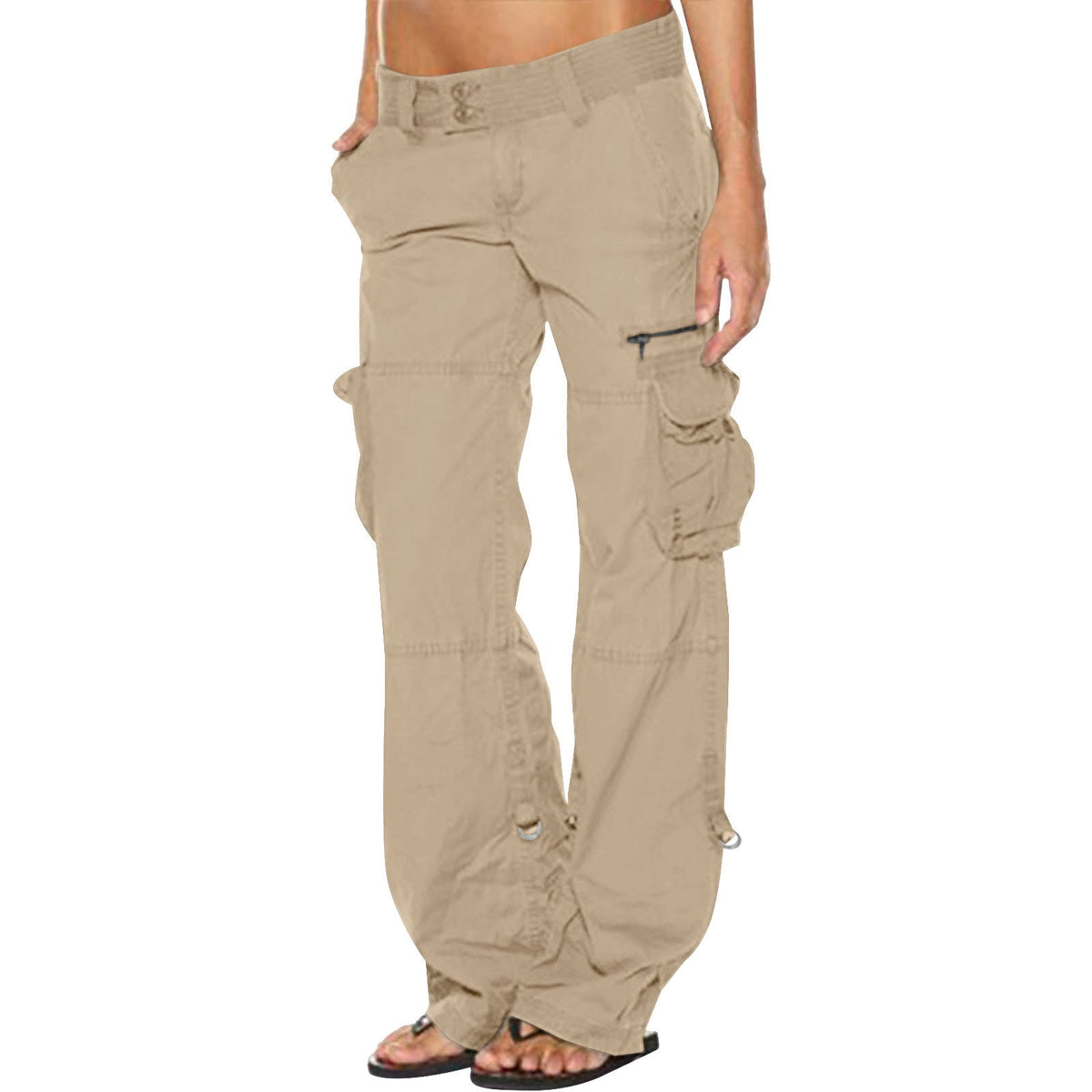 Must-Have🔥👖 Relaxed Wide-Leg Cargo Trousers – Functional Multi-Pocket Design & Comfortable All-Day Fit