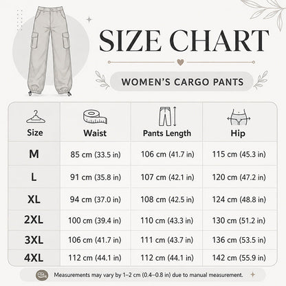 Must-Have🔥👖 Relaxed Wide-Leg Cargo Trousers – Functional Multi-Pocket Design & Comfortable All-Day Fit