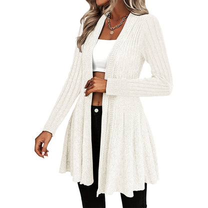 ✨ Effortless Comfort | Women's Textured-Knit Open-Front Cardigan