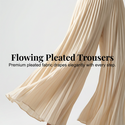 👖 50% OFF! Women’s V-Neck 3/4 Sleeve Pleated Wide Leg Jumpsuit, Smocked Waist Day To Night Office & Occasion Wear