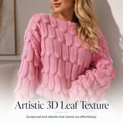⏰Last Day Sale 50% Off💃Women's Hollow Out Slouchy Knit Sweater
