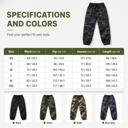 ✨ Easy Everyday Comfort | Women's Stretch Multi-Pocket Cargo Jogger Pants