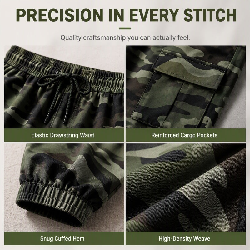 ✨ Easy Everyday Comfort | Women's Stretch Multi-Pocket Cargo Jogger Pants
