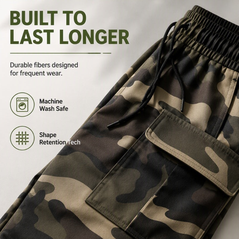 ✨ Easy Everyday Comfort | Women's Stretch Multi-Pocket Cargo Jogger Pants