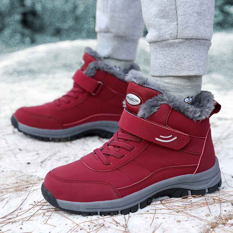🔥 Warm Steps, Steady Grip | Women's Plush-Lined Anti-Slip Shoes
