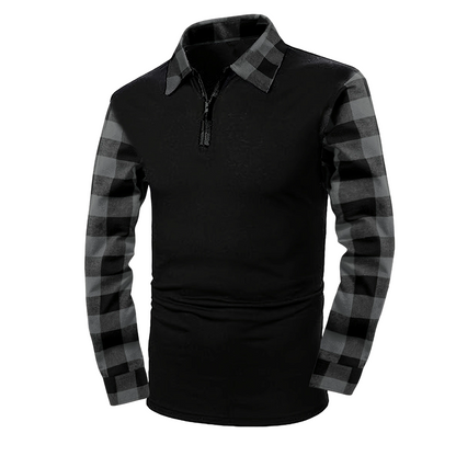 Bestseller🏆Men's Casual Long Sleeve Half-Zip Shirt