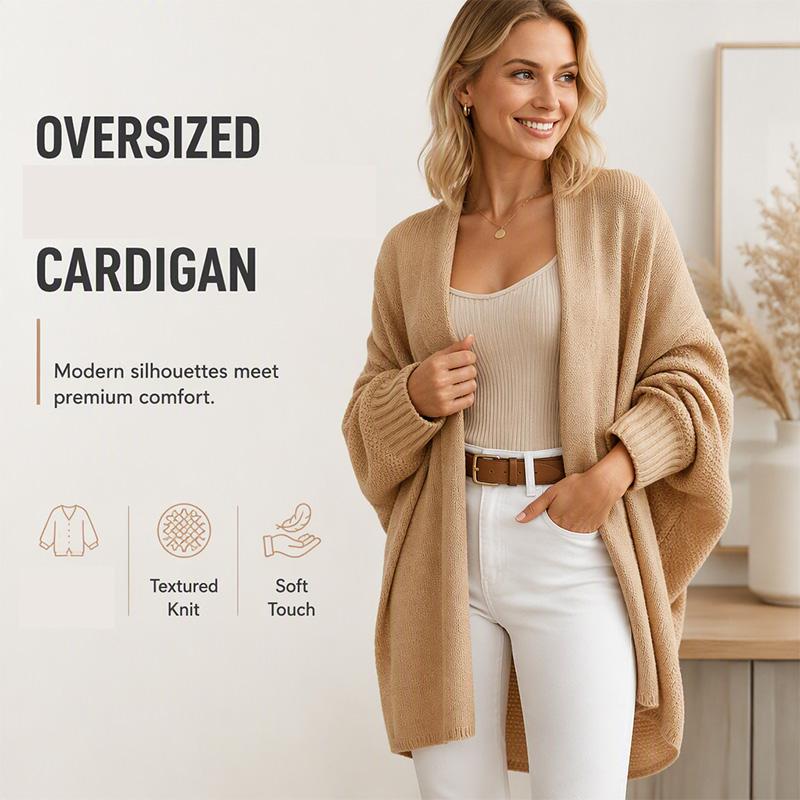 Women's Loose Fit Knit Cardigan