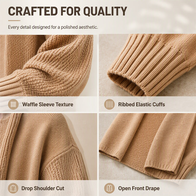 Women's Loose Fit Knit Cardigan