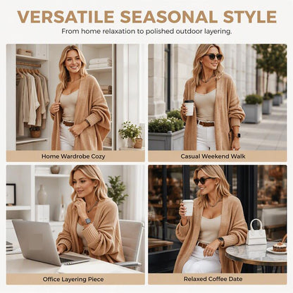 Women's Loose Fit Knit Cardigan