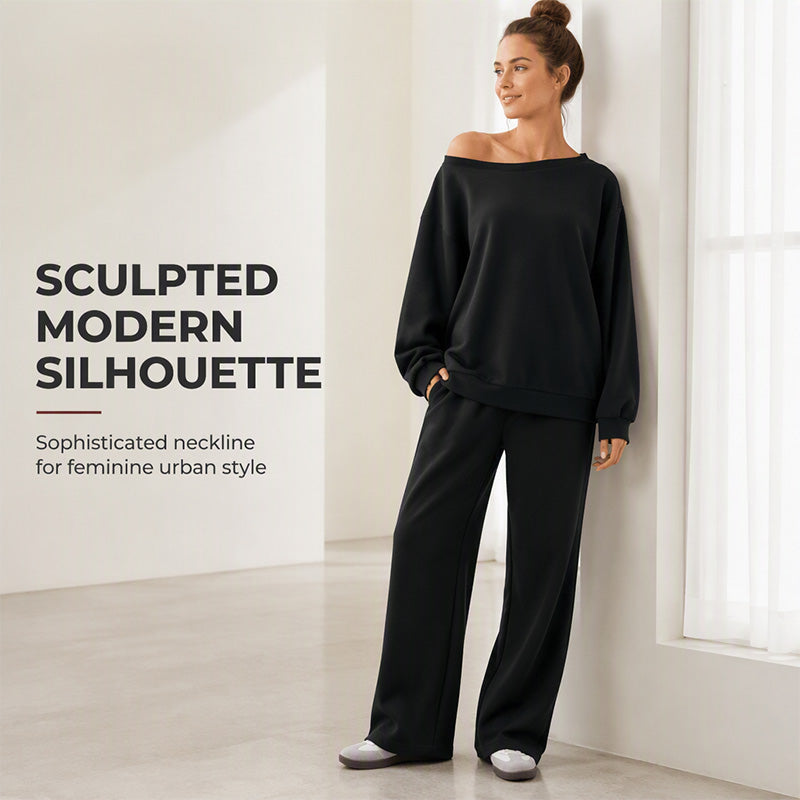 Women's Sweatshirt & Sweatpants 2-Piece Set