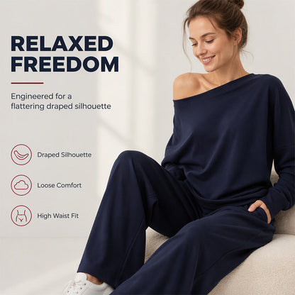 Women's Sweatshirt & Sweatpants 2-Piece Set