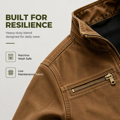 Men's Casual Slim Fit Cargo Jacket