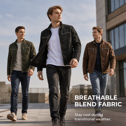 Men's Casual Slim Fit Cargo Jacket