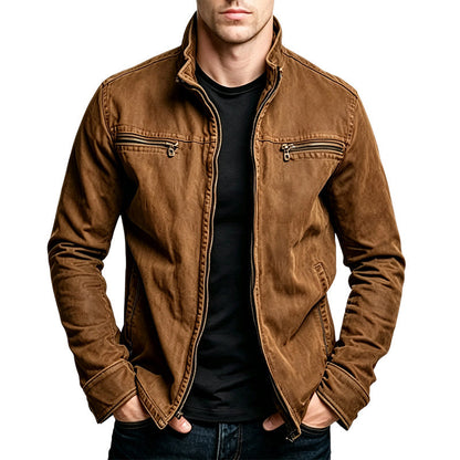 Men's Casual Slim Fit Cargo Jacket