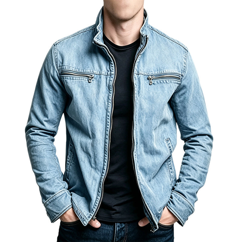 Men's Casual Slim Fit Cargo Jacket