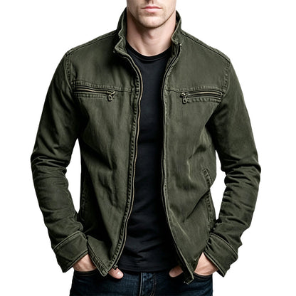 Men's Casual Slim Fit Cargo Jacket