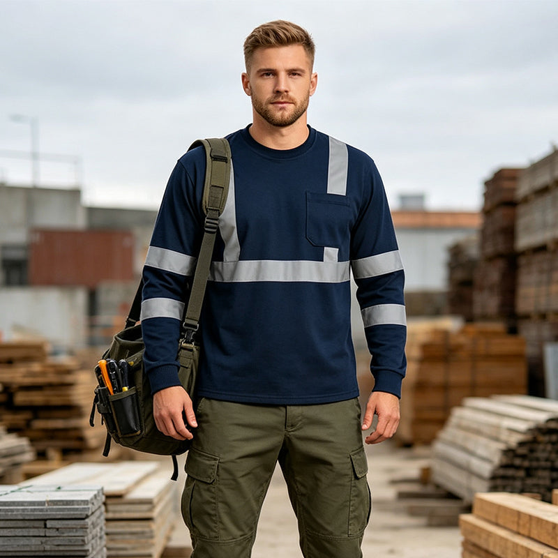 Men's High Visibility Reflective Work Top