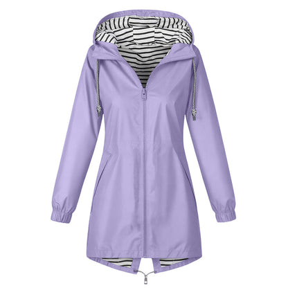 🌧️ Ready When the Weather Turns ⚡️ Women's Waterproof Hooded Outdoor Jacket