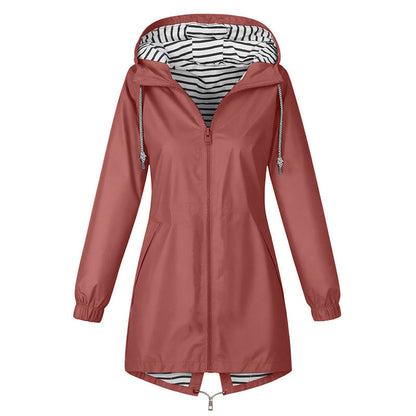 🌧️ Ready When the Weather Turns ⚡️ Women's Waterproof Hooded Outdoor Jacket