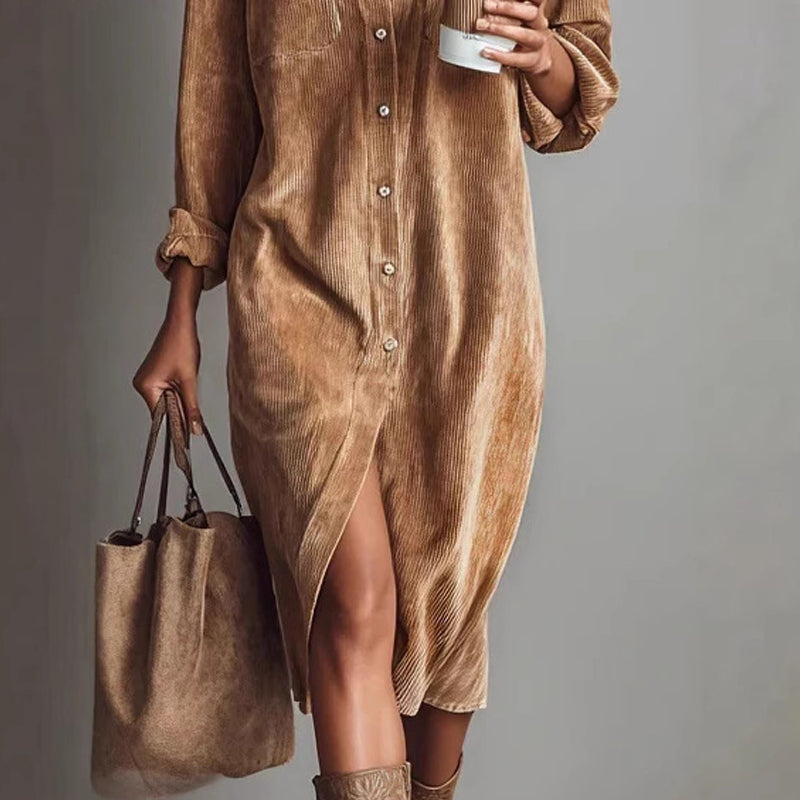 Women's Casual Fashion Shirt Dress