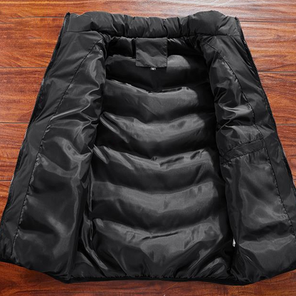 🦺 Warm Core, Easy Movement | Men's Padded Stand-Collar Vest ⚡ Free Shipping