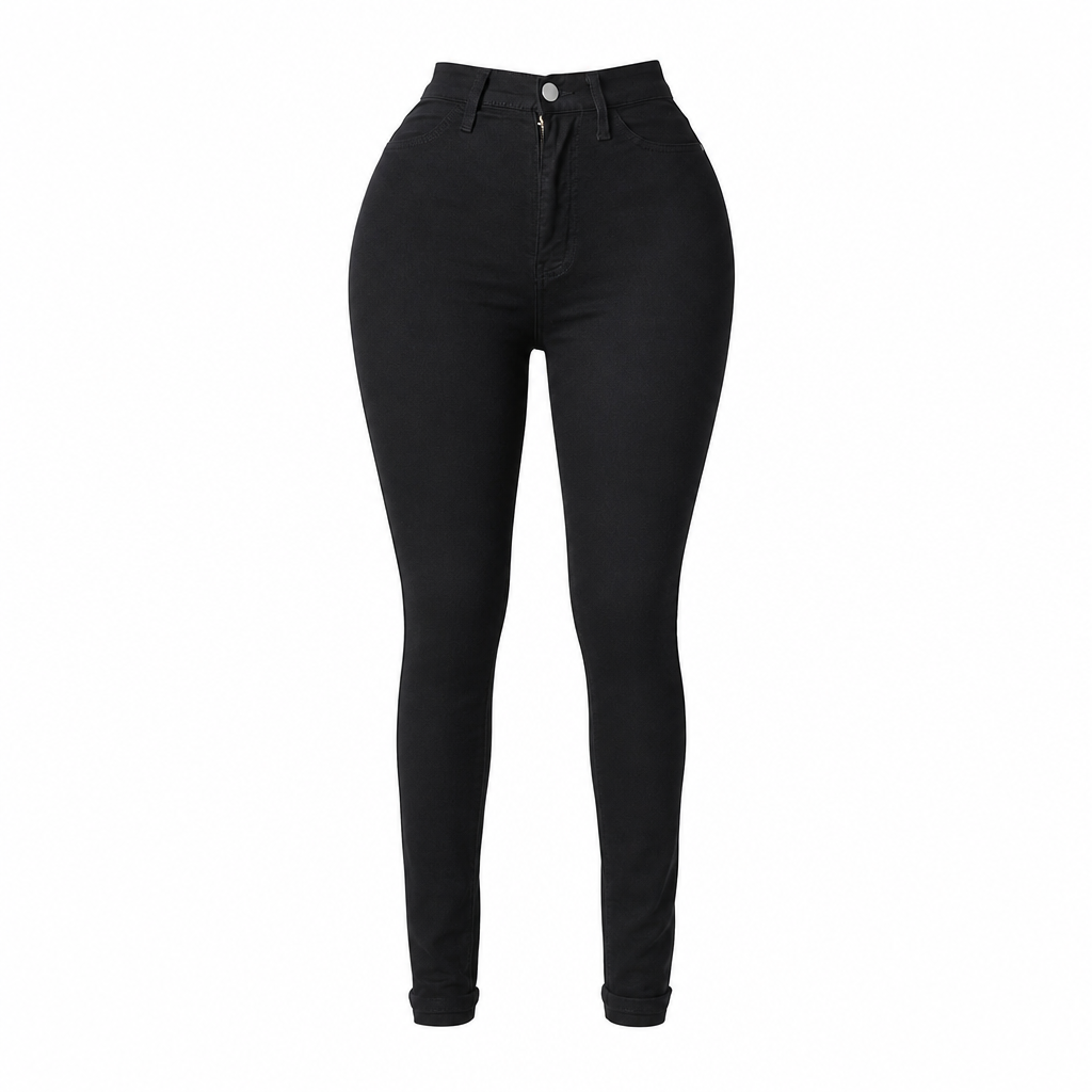 All-Day Comfort, Flattering Shape | High-Waisted Stretch Pencil Pants